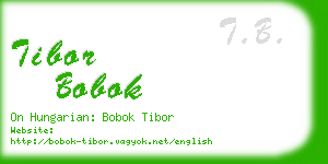 tibor bobok business card